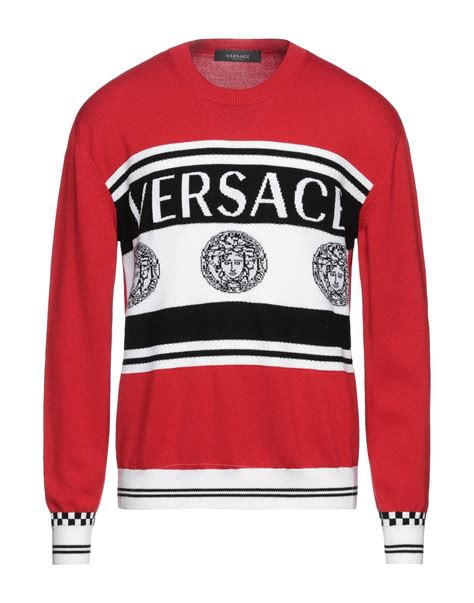 versace red sweater